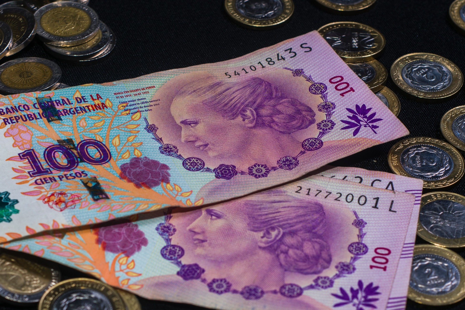 Argentine 100 pesos payperbill