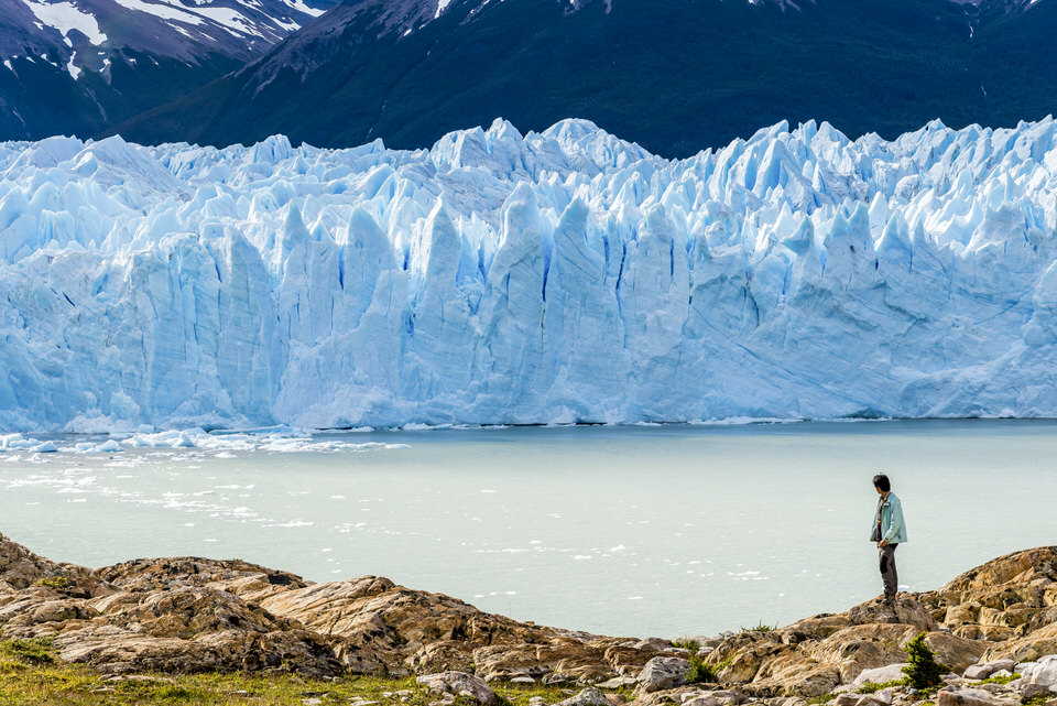 Hiking near Perito Moreno Glacier