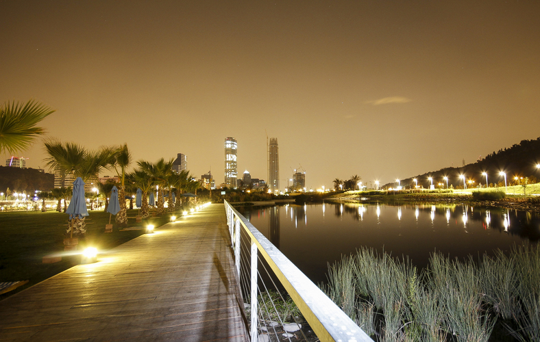 Santiago de Chile at night