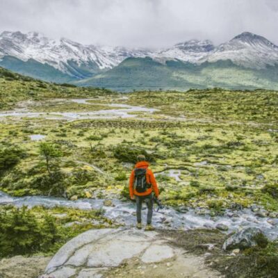 Looking out over Tierra del Fuego National Park