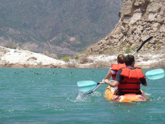Kayak en el Lago Potrerillos