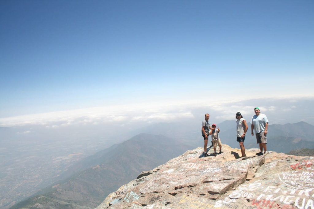Climb to La Campana Hill in the national park of Chile in Coquimbo. 