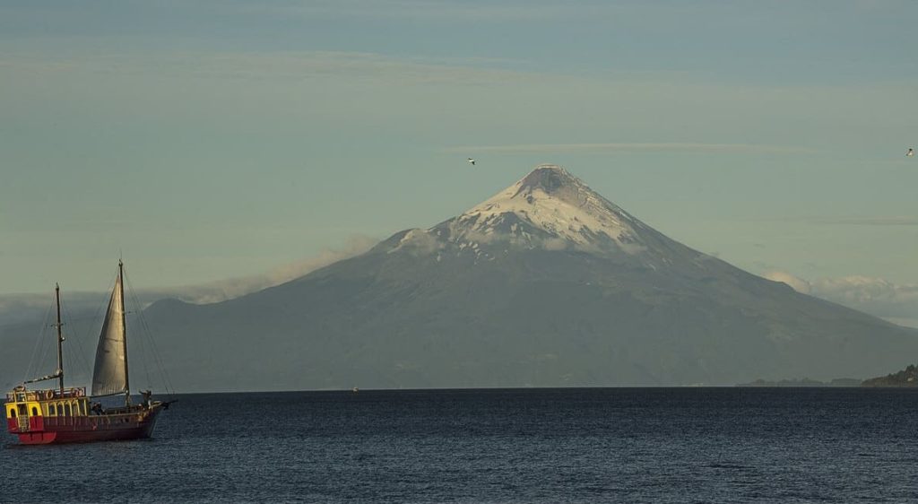 Visit Vicente Perez Rosales National Park and see the stunning Osorno Vocalno. 