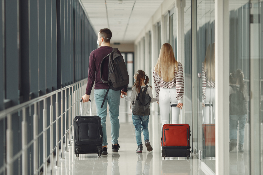 People at the airport.
