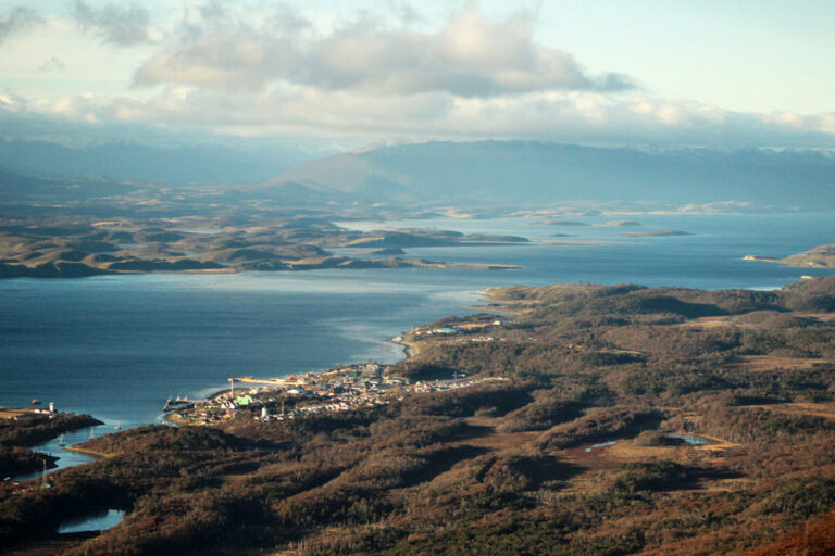 Puerto Williams in the Chilean Province Antártida